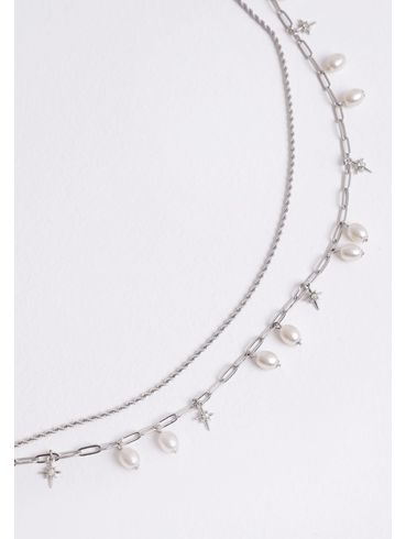 Cinto corrente com pérolas