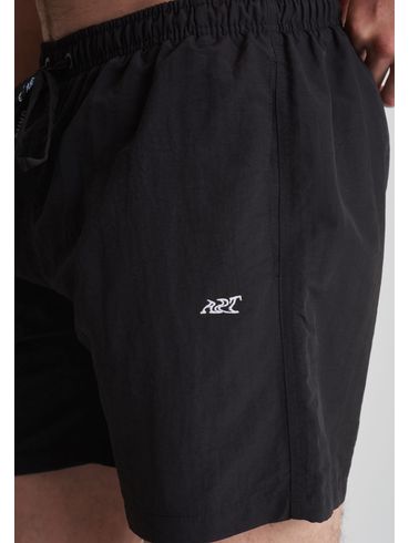 Bermuda de banho água preta