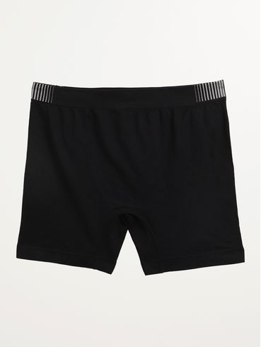 Cueca Boxer Sem Costura Selene Plus Size Masculina PRETO
