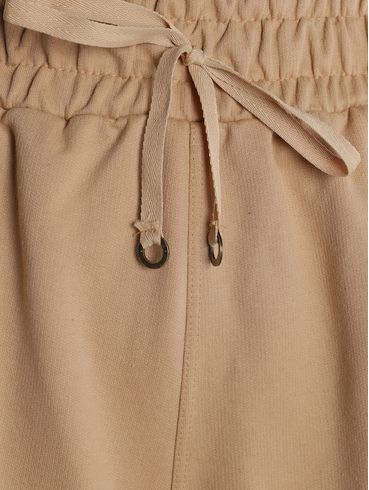 Short Moletinho Feminino BEGE