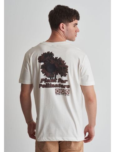 CAMISETA EM ALGODÃO ESTAMPA PLANT FOR POLLINATORS