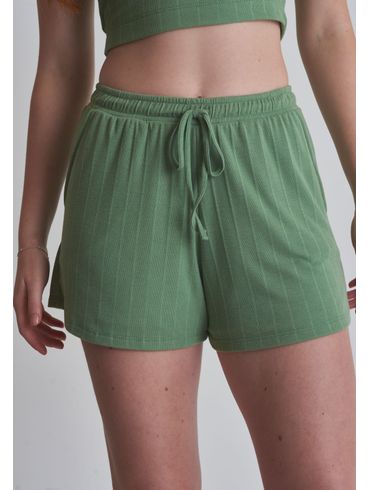 Short canelado