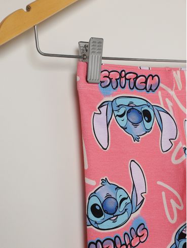 Bermuda Stitch Disney Juvenil Para Menina - ROSA