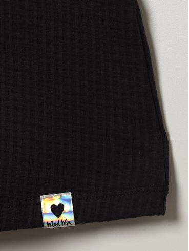 Vestido Juvenil Para Menina - PRETO