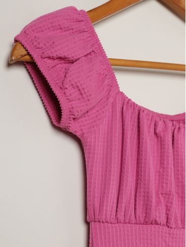 Vestido Juvenil Para Menina - ROSA