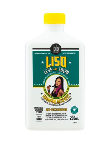 Shampoo Liso Leve And Solto Lola Cosmetics 250ml UNICO