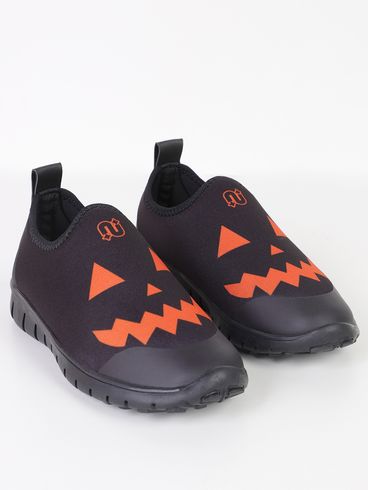 Tênis Halloween Novopé Juvenil - PRETO/LARANJA