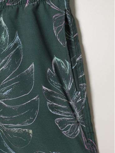 Calção Estampado Plus Size Masculino VERDE