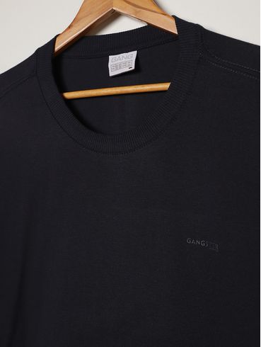 Camiseta Básica Gangster Plus Size Masculina MARINHO