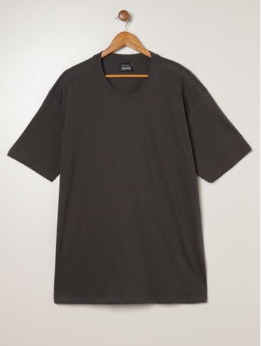 Camiseta Básica Gagster Plus Size Masculina GRAFITE