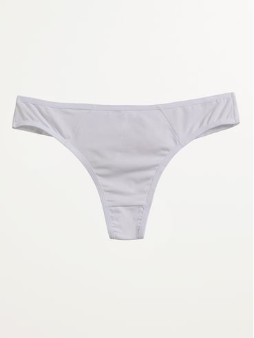 Calcinha Tanga Fio Duplo Feminina BRANCO