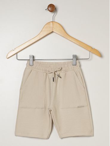 Bermuda Gorgurinho Infantil Para Menino - OFF WHITE