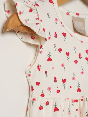 Vestido Cotton Infantil Para Bebê - OFF WHITE