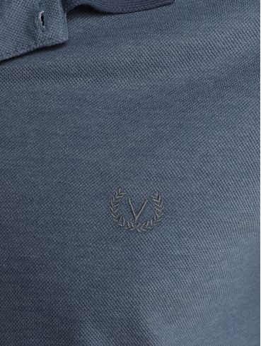 Polo Piquet  Manga Curta Vilejack Masculina AZUL