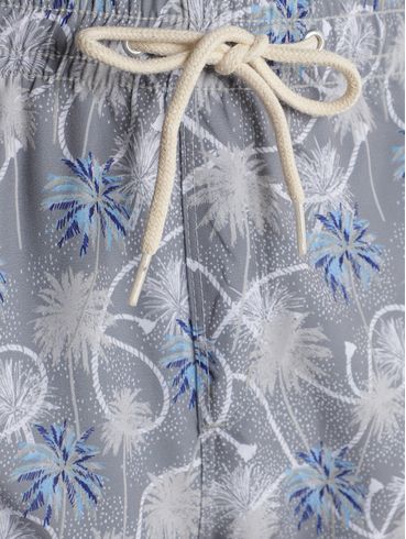 Calção Estampado Full Masculino CINZA