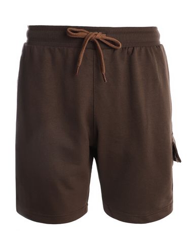 Bermuda Moletom Cargo Masculina MARROM