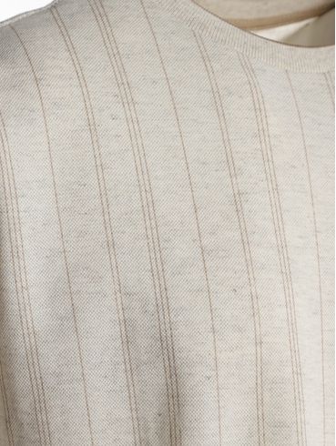 Camiseta Linho Manga Curta Masculina NATURAL