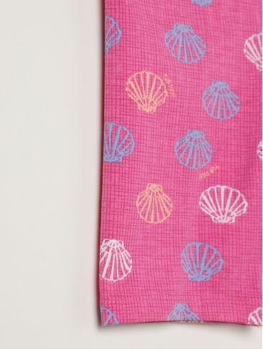 Bermuda Cotton Infantil Para Menina - ROSA