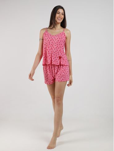 Short Doll Liganete Feminino ROSA