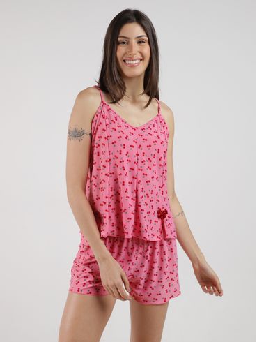 Short Doll Liganete Feminino ROSA