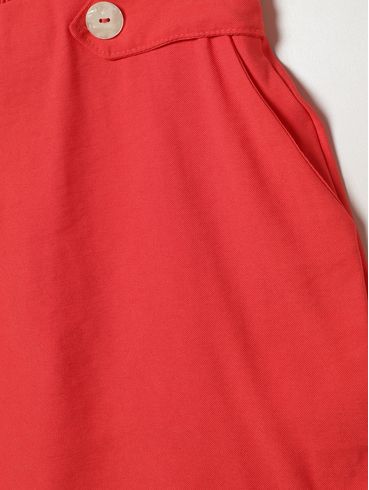 Short Alfaiataria Plus Size Feminino VERMELHO