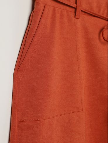 Bermuda Ponto Roma Plus Size Feminina MARROM