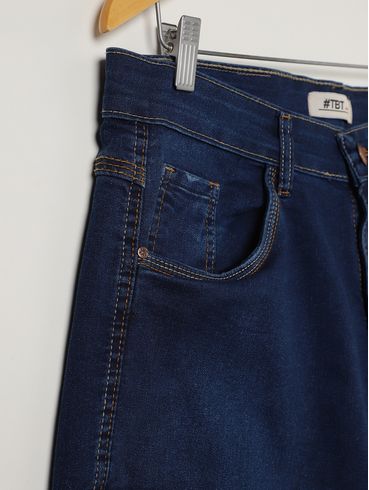 Bermuda Jeans Masculina AZUL