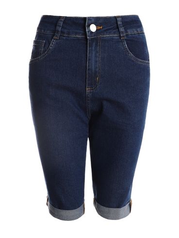 Bermuda Jeans Sawary Feminina AZUL
