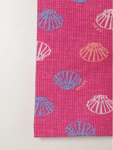 Bermuda Cotton Infantil Para Menina - ROSA