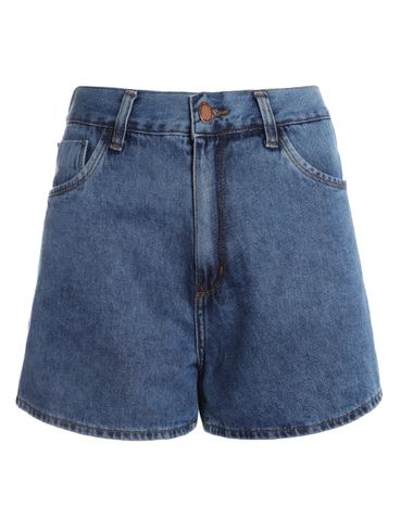 Short Jeans Pisom Feminino AZUL