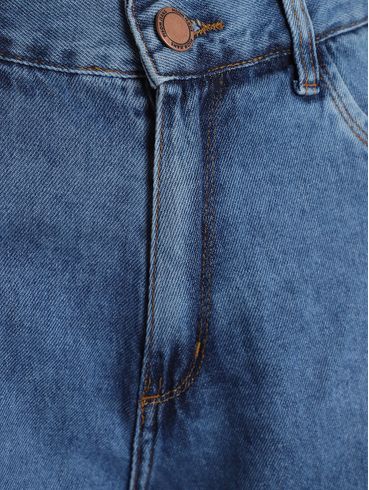 Short Jeans Pisom Feminino AZUL