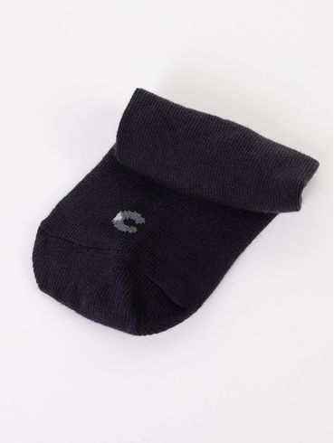 Kit 3 Meias Cano Invisível Masculino PRETO