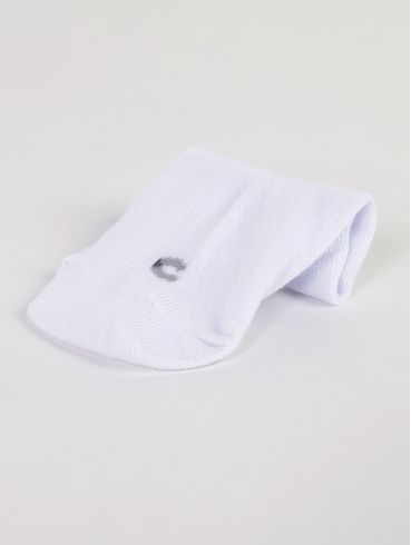 Kit 3 Meias Cano Invisível Masculino BRANCO