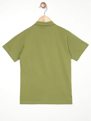 Polo Infantil Para Menino - VERDE