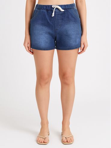 Short Jeans Feminino AZUL