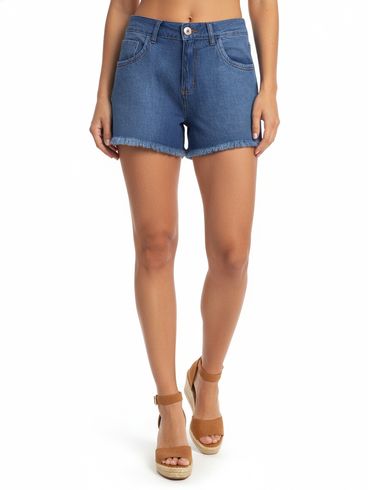 Short Jeans Feminino AZUL