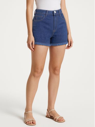 Short Jeans Feminino AZUL