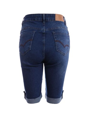 Bermuda Jeans Feminina AZUL