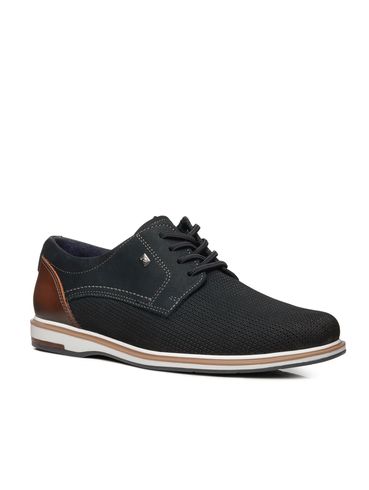 Sapato Casual Pegada Masculino em Couro Marinho 125113-08