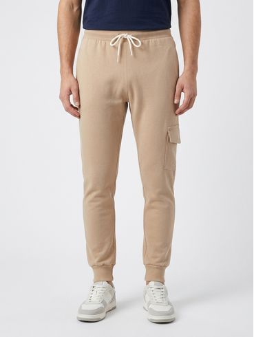 Calça Jogger Cargo Masculina BEGE
