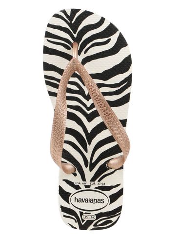 Chinelo Feminino Havaianas Top Animals Branco