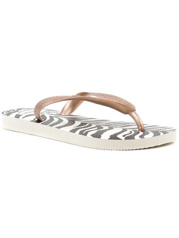 Chinelo Feminino Havaianas Top Animals Branco