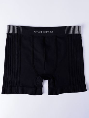 Cueca Boxer Selene Masculina Preto