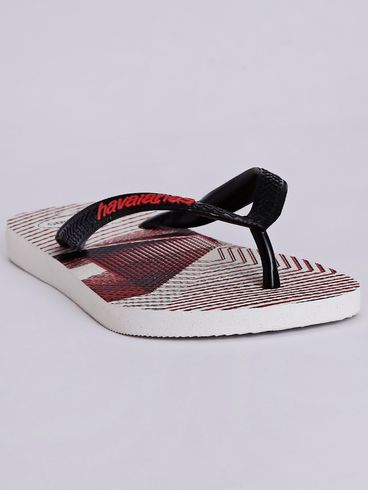 Chinelo Havaianas Trend Masculino Branco/Preto