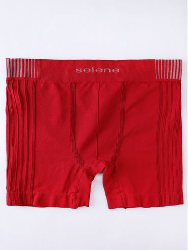 Cueca Boxer Selene Masculina Vermelho