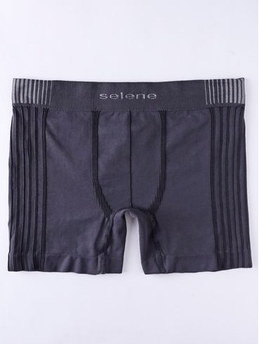 Cueca Boxer Selene Masculina Chumbo