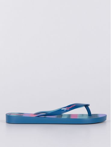 Chinelo Duo Chic Ipanema Feminino Azul/Rosa