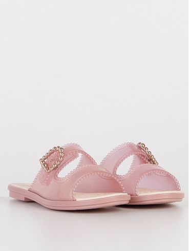 Rasteira Grendha Infantil Para Menina - Rose