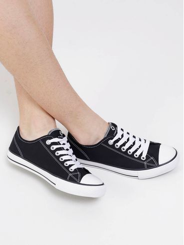 Tênis Casual Masculino Preto/Preto