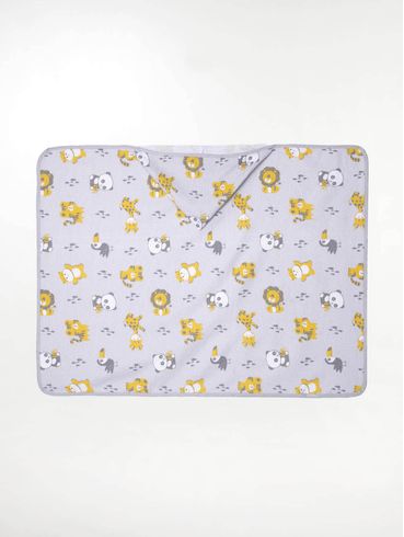 Jogo de Banho Infantil Para Bebê - Cinza